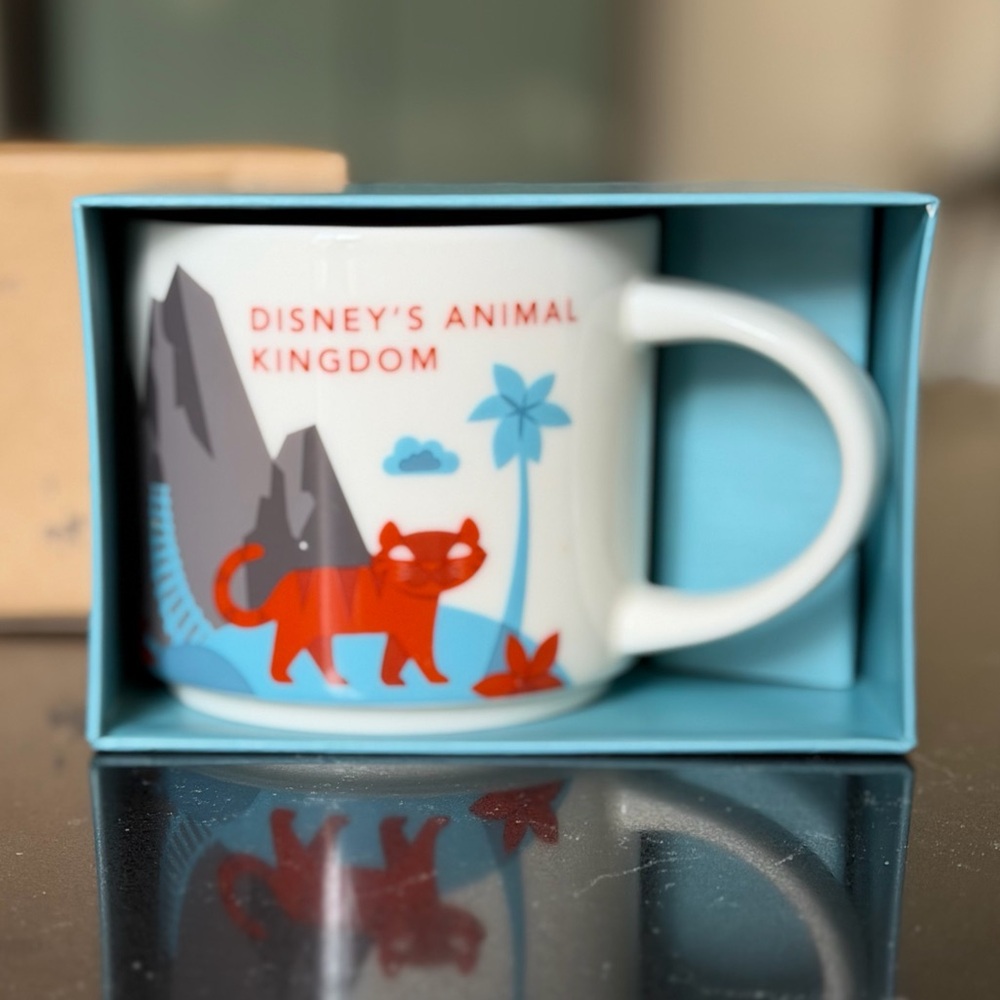 Disney World Parks Starbucks Animal Kingdom Mug You Are Here Collection